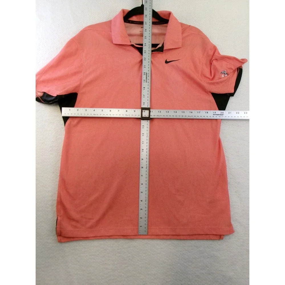 Nike Tiger Woods Collection Dri-FIT ADV Golf Polo Salmon Pink Mens M DH0711-668